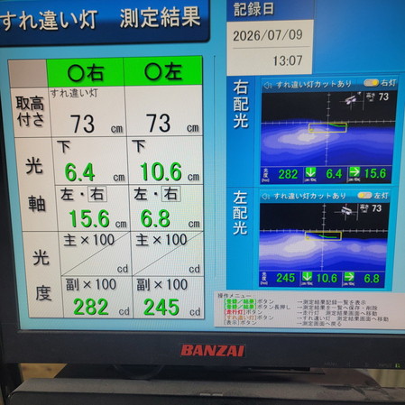 ベンツGLC 車検整備|ブレーキパッド交換とバッテリー診断レポート